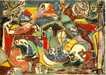 Jackson Pollock Painting - La clave Jackson Pollock